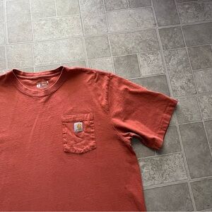 Carhartt Orange Pocket Tshirt Xl Tall